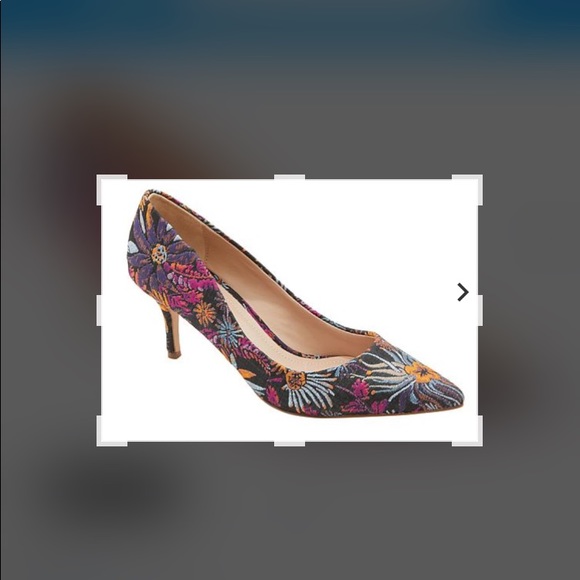 Charles by Charles David Embroidered design Angelica Shoes 8.5 m NEW IN BOX - Picture 8 of 11